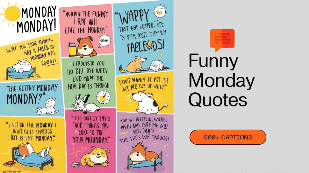360+ Funny Monday Quotes to Start Your Week with a Laugh! 😂